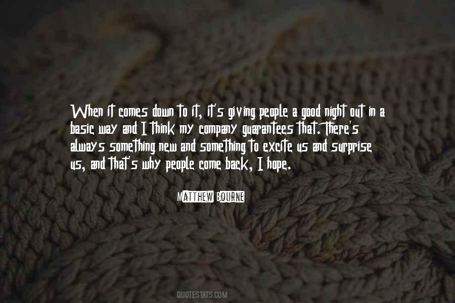 Giving Something Back Quotes #572073