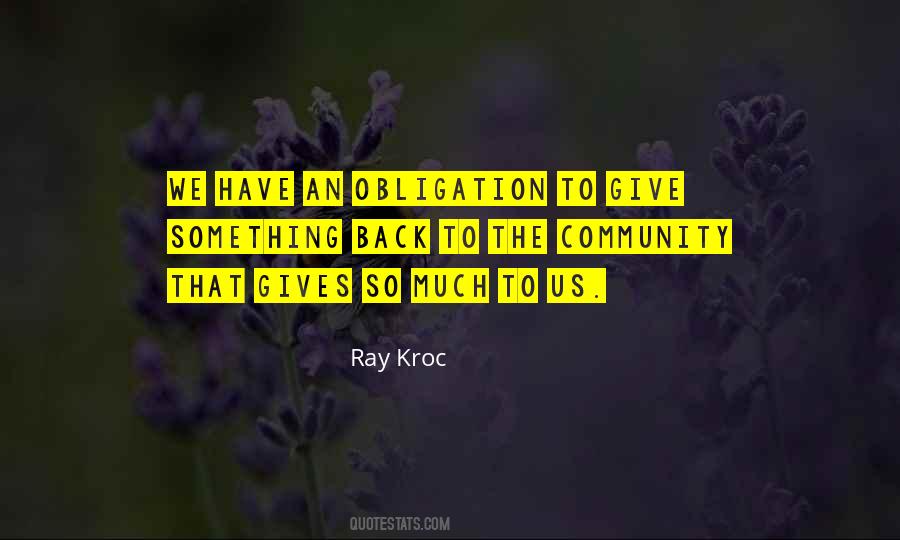 Giving Something Back Quotes #958572
