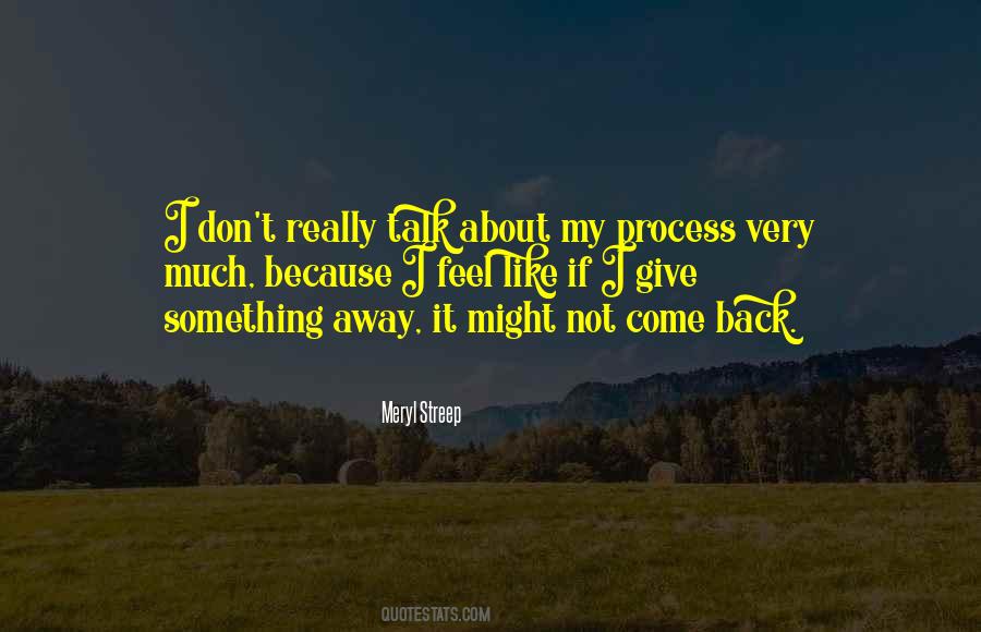 Giving Something Back Quotes #975466