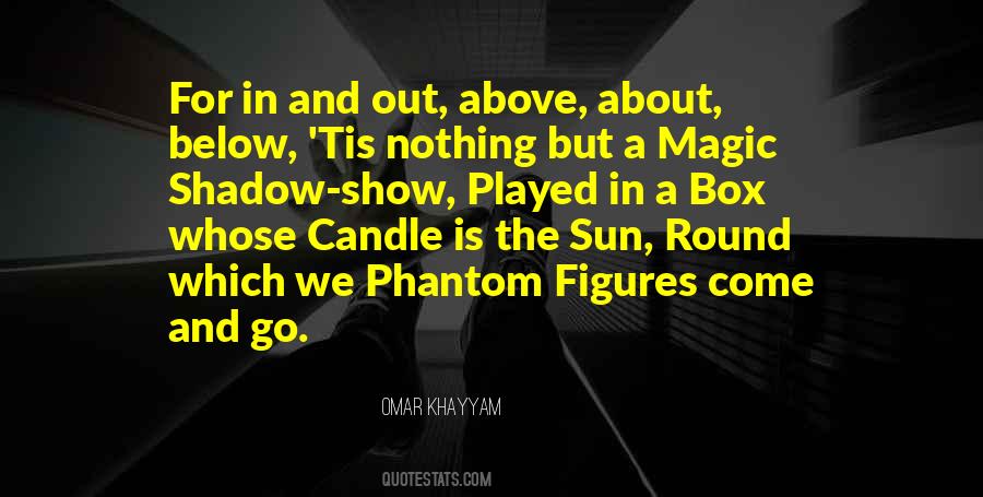 Sun And Shadow Quotes #1101426