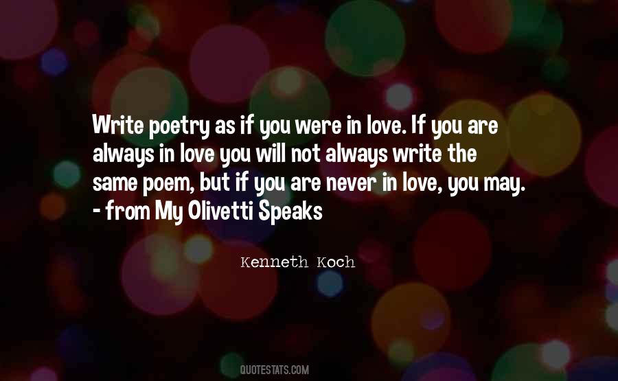 In Love Poetry Quotes #90810