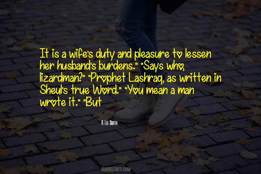 Husband Mean Quotes #663744