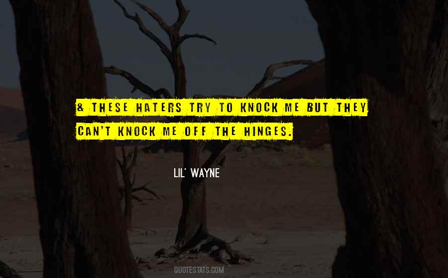 To The Haters Quotes #1733248