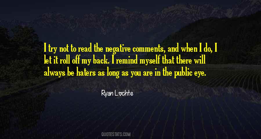 To The Haters Quotes #729180