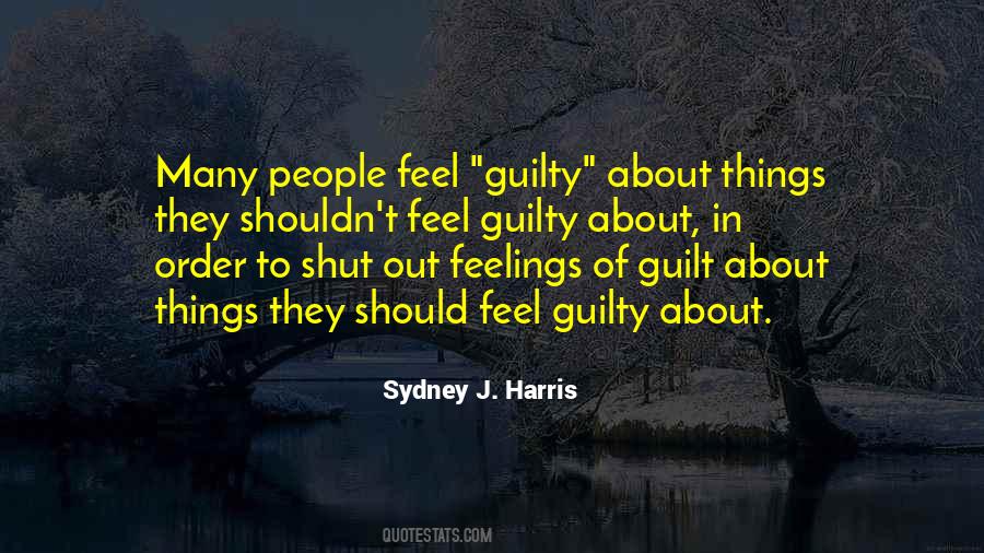 Quotes About Guilty Feelings #1458794