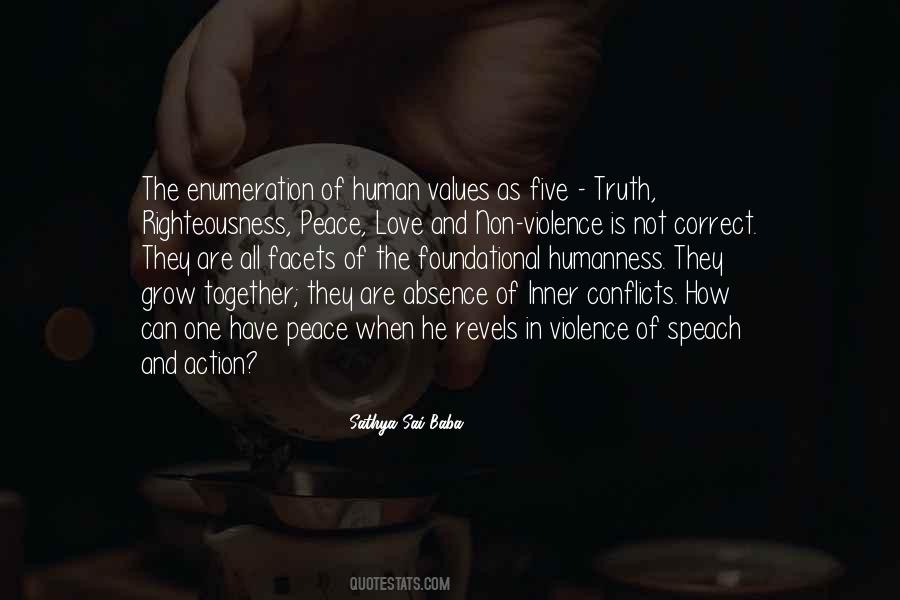 Truth And Non Violence Quotes #1753102