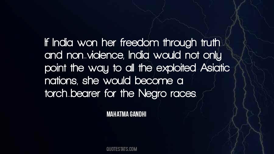 Truth And Non Violence Quotes #599570