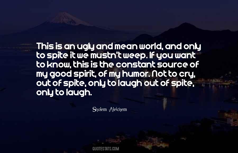 Mean Spirit Quotes #1731667