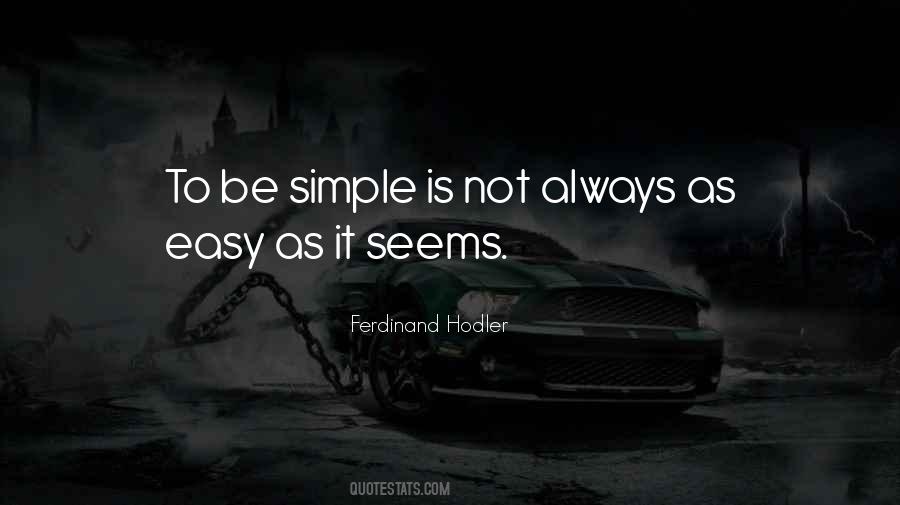 Simple Simplicity Quotes #468187