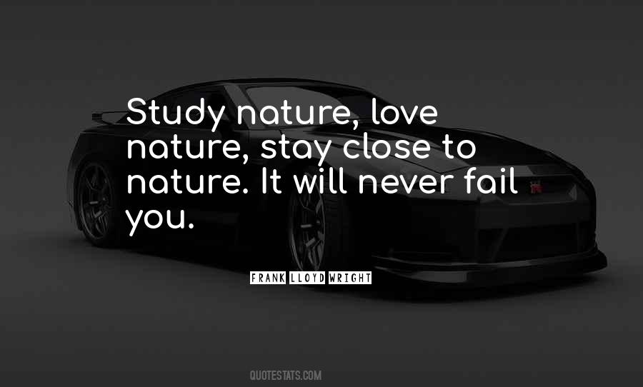 Study Nature Quotes #781242
