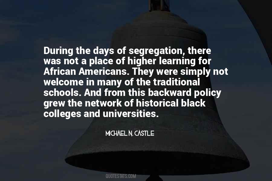 Quotes About Black Colleges #107772