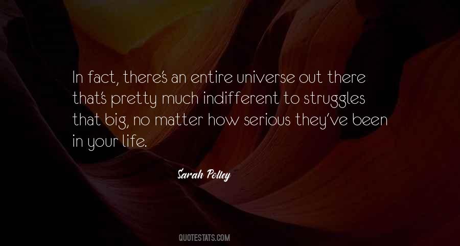 Universe Is Indifferent Quotes #1571344
