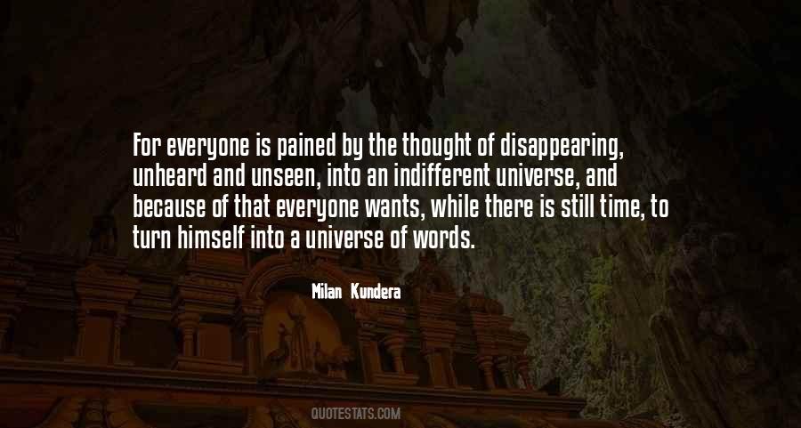 Universe Is Indifferent Quotes #438916