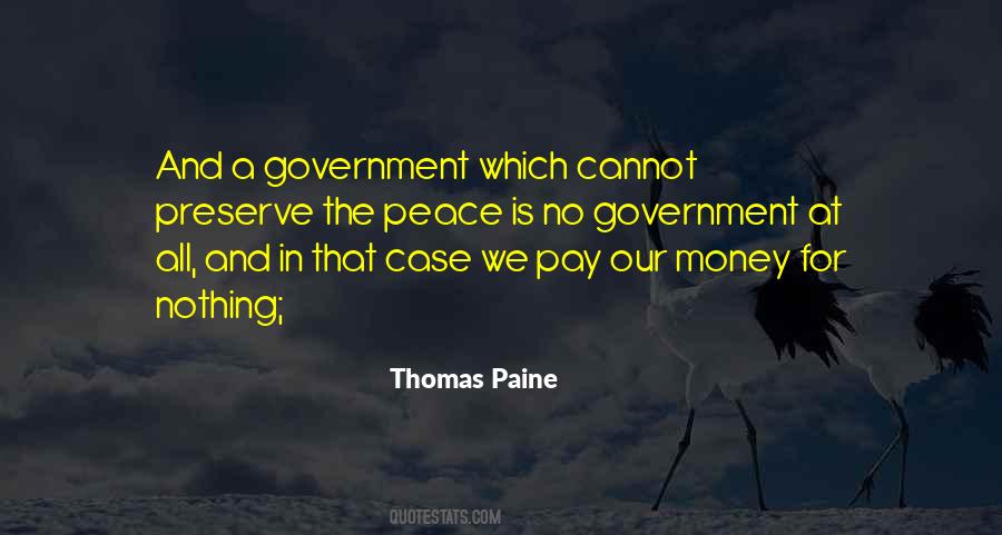 Peace And Money Quotes #1827157