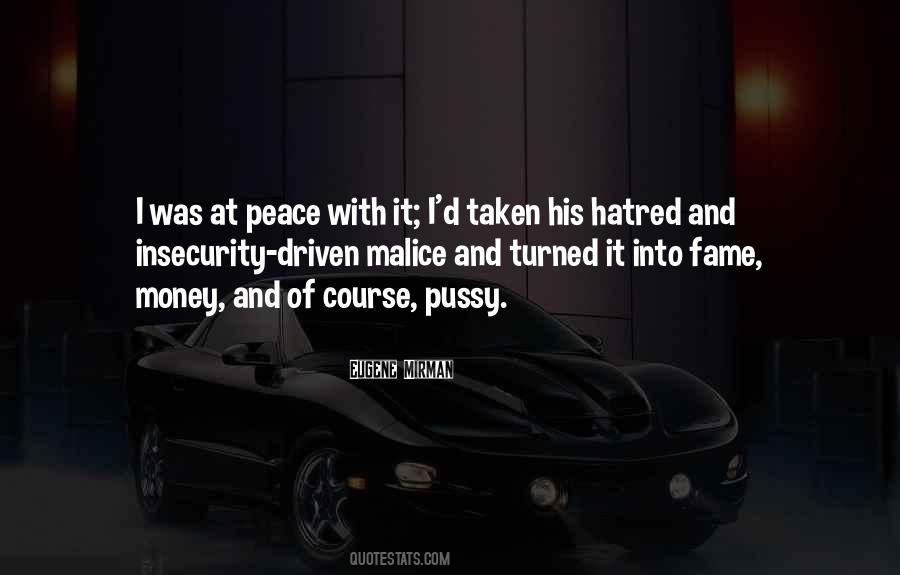 Peace And Money Quotes #867412