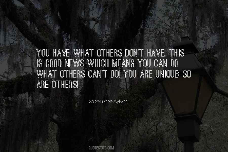 You Are So Unique Quotes #1752173
