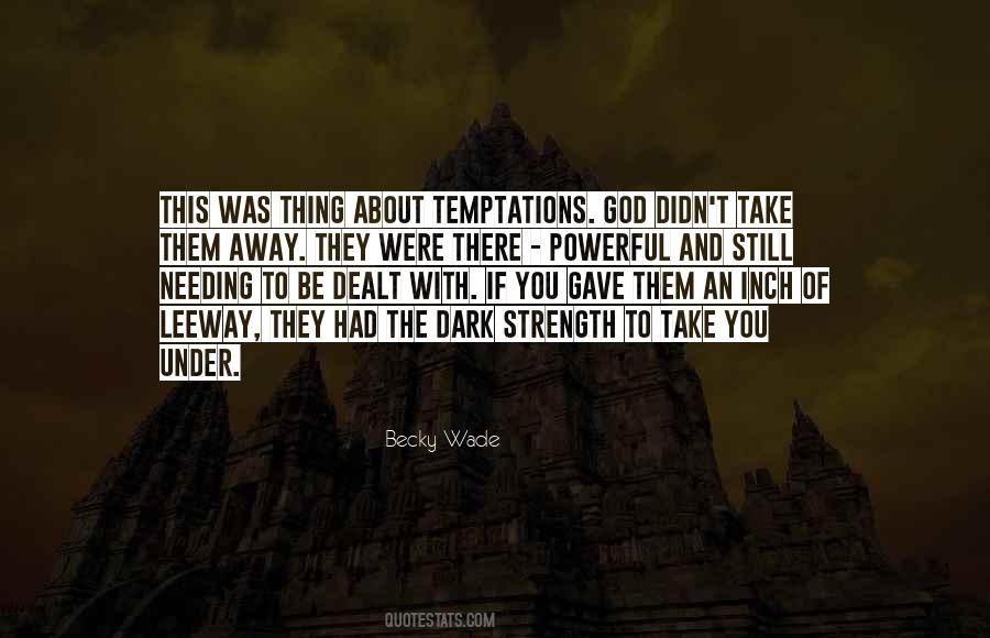God Temptation Quotes #160694