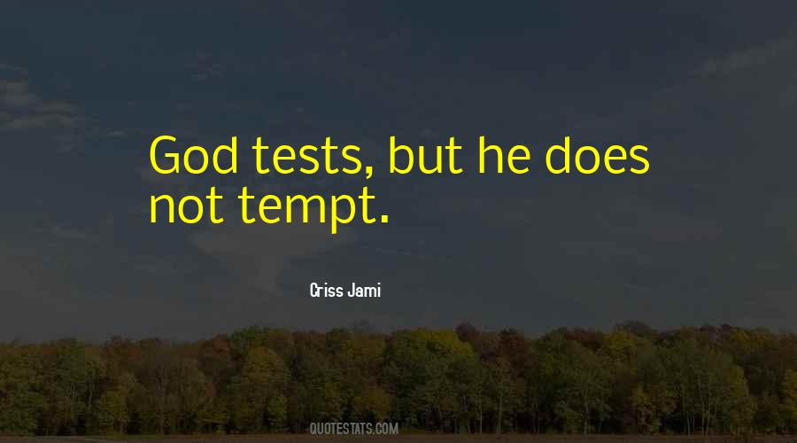 God Temptation Quotes #1677969