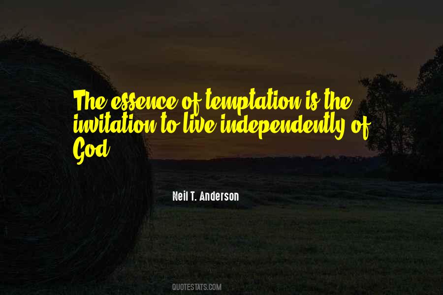 God Temptation Quotes #308531
