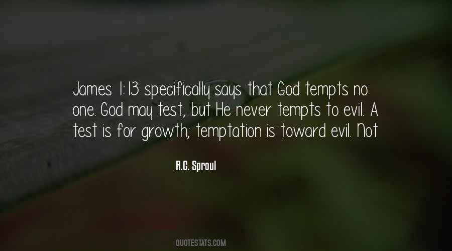 God Temptation Quotes #316090