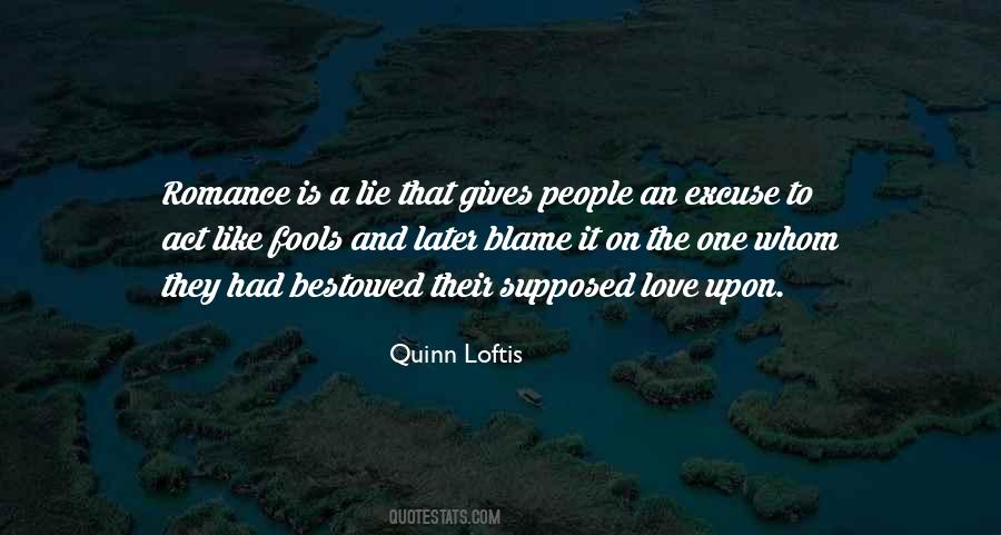 Love Blame Quotes #1006222