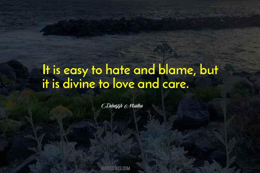Love Blame Quotes #1236391