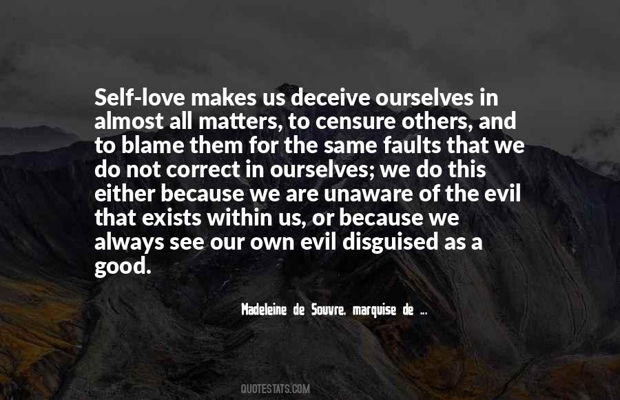 Love Blame Quotes #1287676