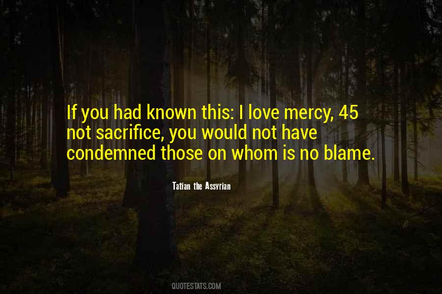 Love Blame Quotes #1303185