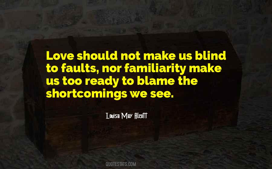 Love Blame Quotes #1387889