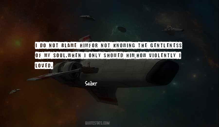 Love Blame Quotes #568772