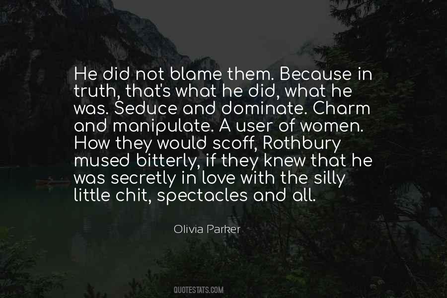 Love Blame Quotes #612844