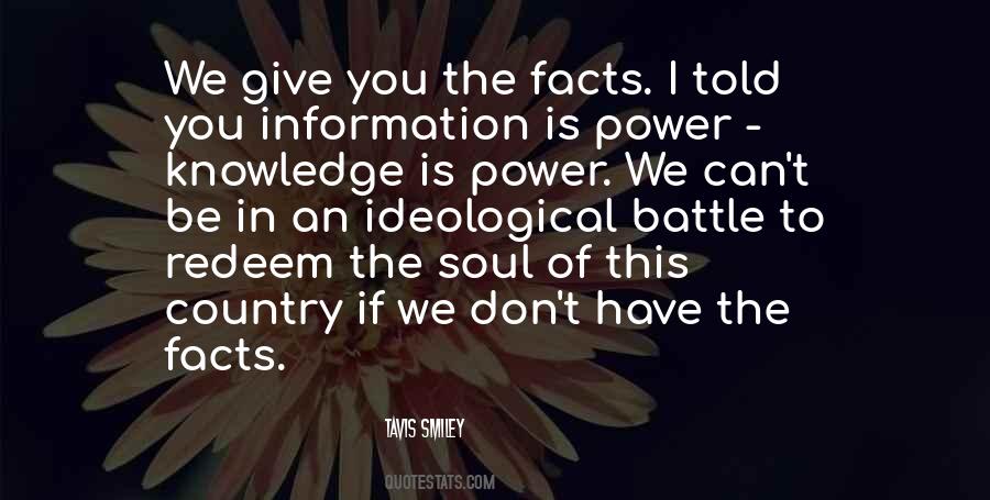 Quotes About The Power Of Information #1827955