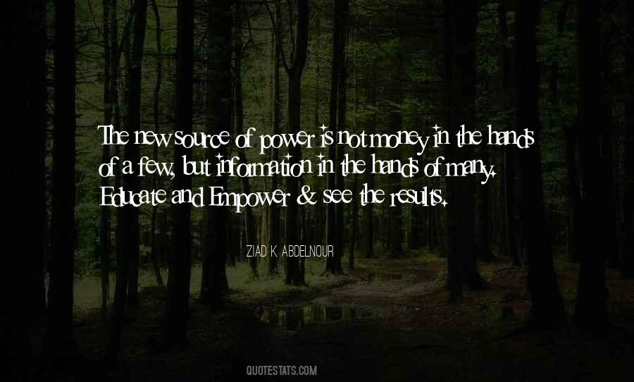 Quotes About The Power Of Information #609879