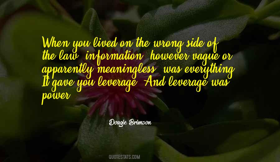 Quotes About The Power Of Information #696712