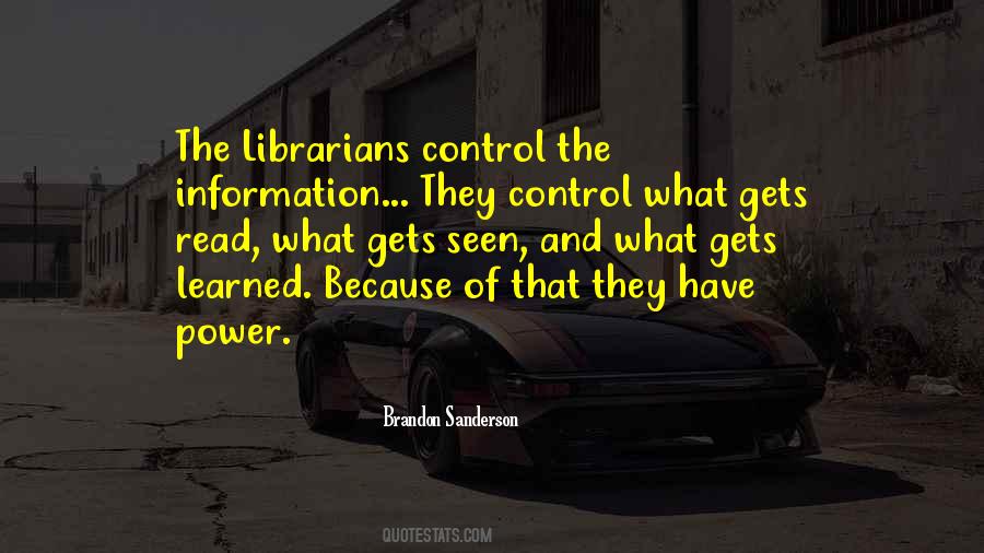 Quotes About The Power Of Information #850590