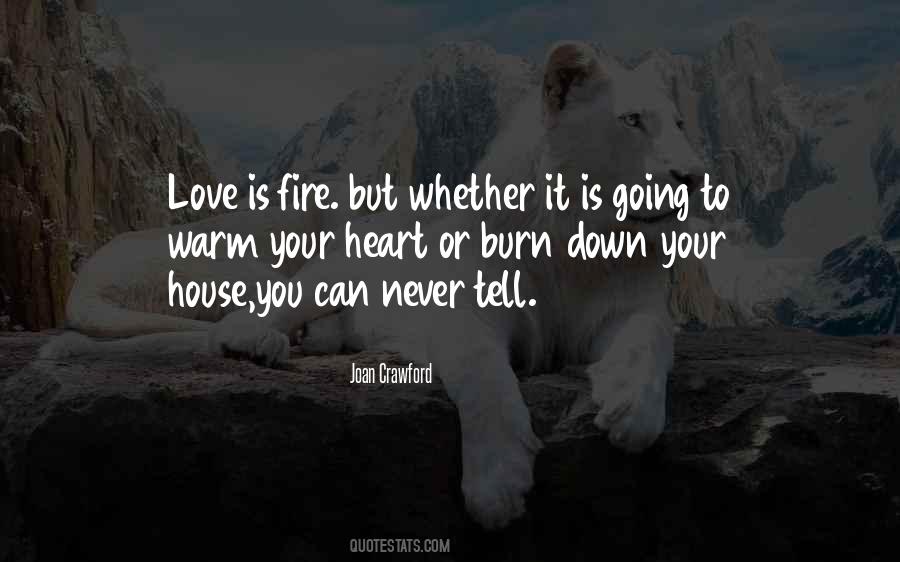 When Your House Is On Fire Quotes #20712