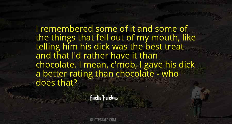 My Chocolate Quotes #1663539