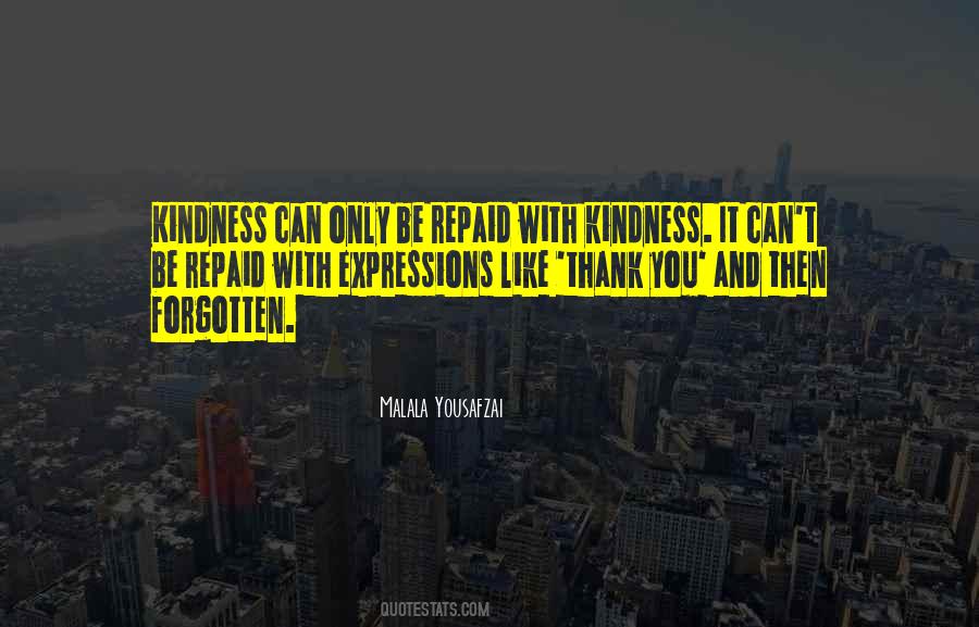 Thank You Kindness Quotes #639924