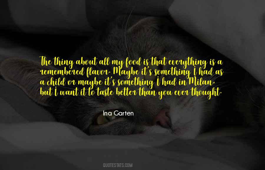 Food Flavor Quotes #1587799