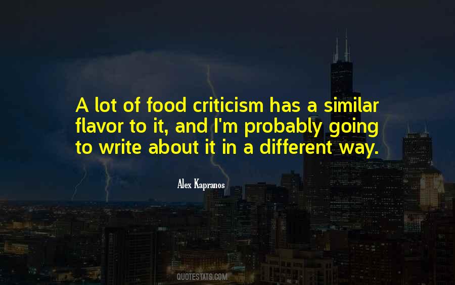 Food Flavor Quotes #640513