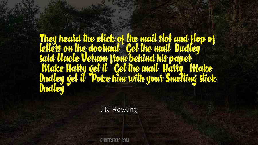 Dudley Harry Potter Quotes #912557