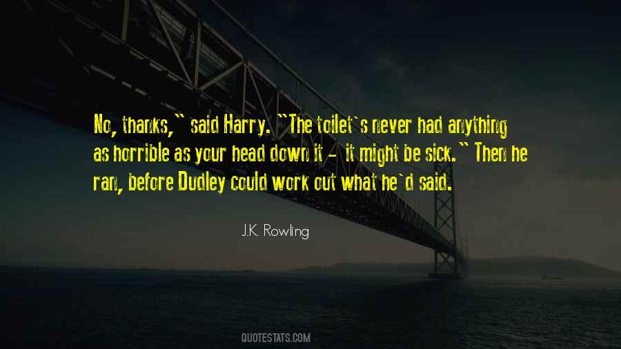 Dudley Harry Potter Quotes #926485