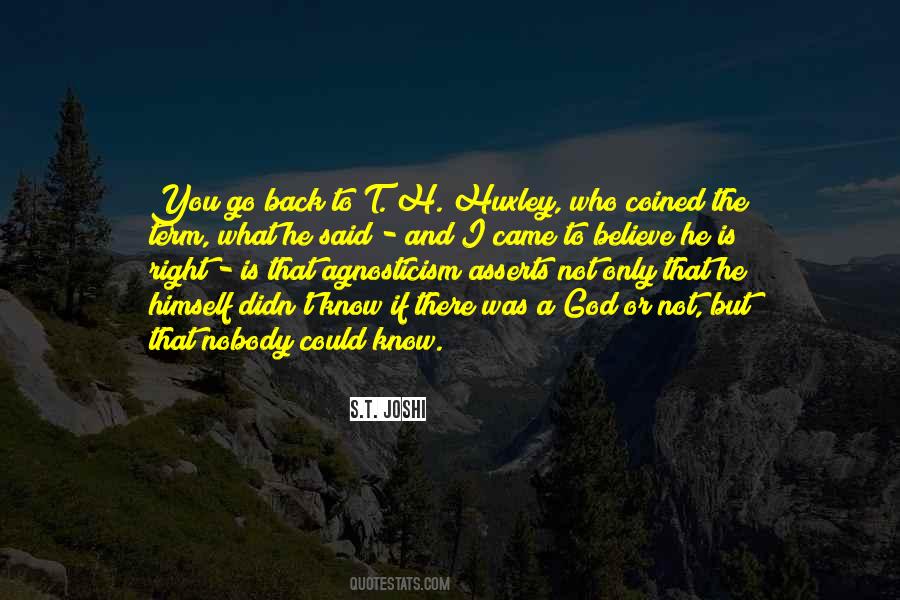 Go Back To God Quotes #952060