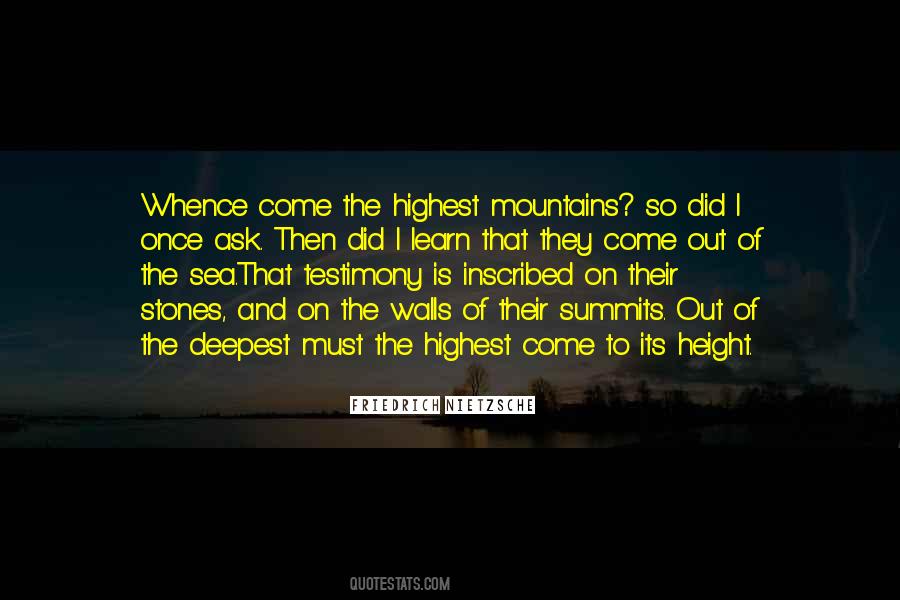 From The Mountains To The Sea Quotes #663200