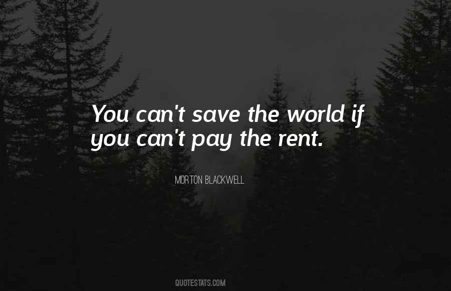 Quotes About The Rent #259306