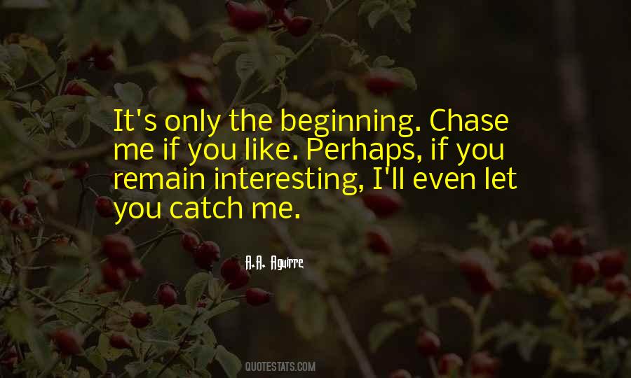 Chase Me Quotes #84973