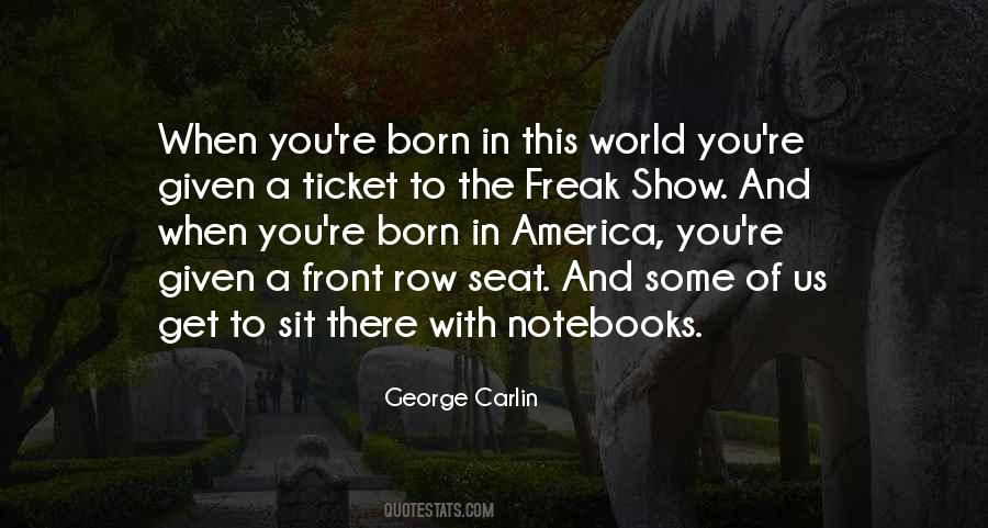 Front Row Seat Quotes #1101930