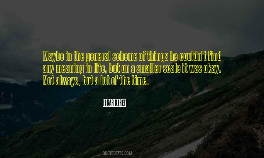 In The Scheme Of Things Quotes #1874051