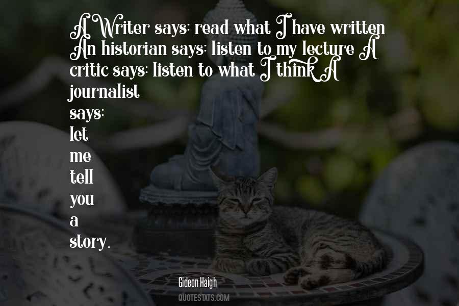 Let Me Tell You A Story Quotes #522015