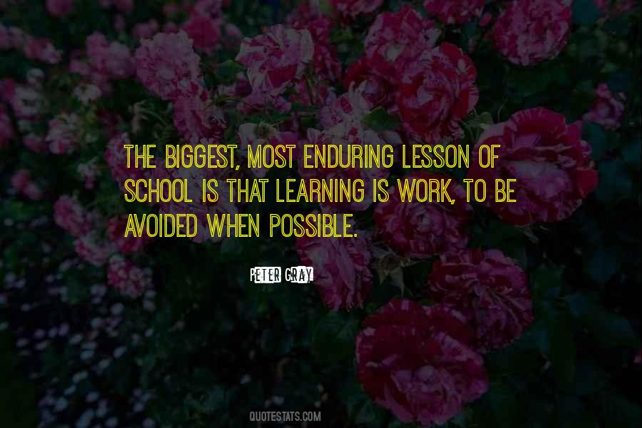 Biggest Lesson Quotes #24896